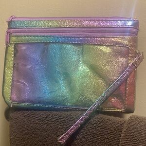 Holographic Wristlet Clutch